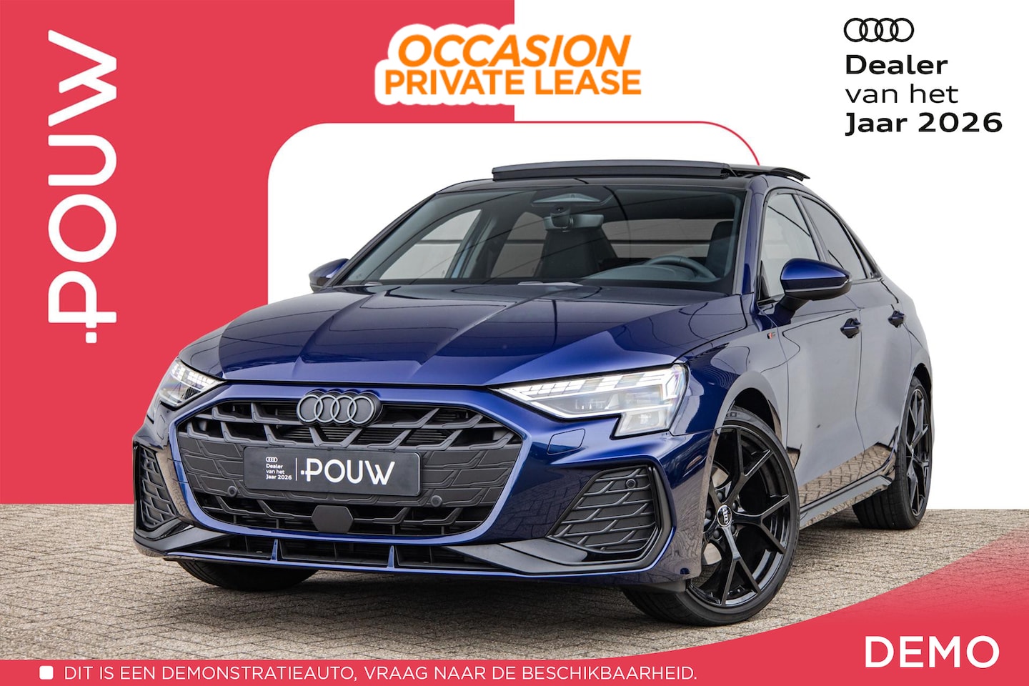 Audi A3 Limousine - 30 TFSI 116pk S-tronic S edition | Panoramadak | 19" Velgen | SONOS - AutoWereld.nl