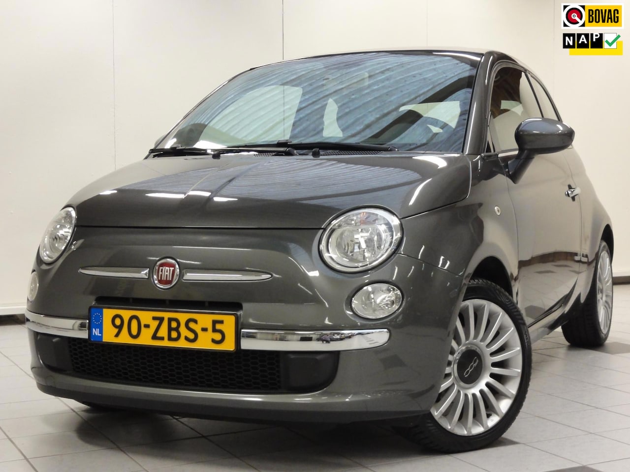 Fiat 500 C - 0.9 TwinAir Lounge|Cabriolet|PDC|Airco|NAP - AutoWereld.nl