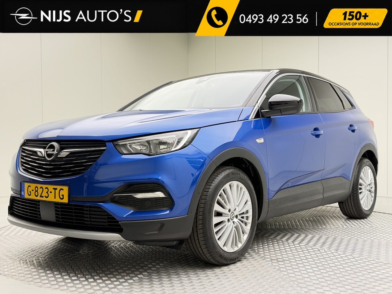 Opel Grandland X - 1.2 Turbo Business Exec. | Trekhaak / Elektr. Kofferbak / Keyless Entry / Climate / Carpla - AutoWereld.nl