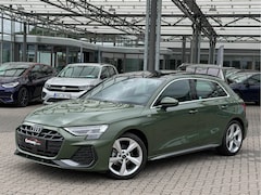 Audi A3 Sportback - 35TFSI S-Edition NIEUW 2653km Pano Sonos M-Led RS-Zetels ACC Side/Lane Assist Districtgrün