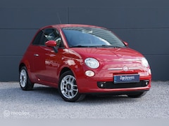 Fiat 500 - 1.2 Lounge H5 Airco Elek. Pakket Rosso Skai Leder