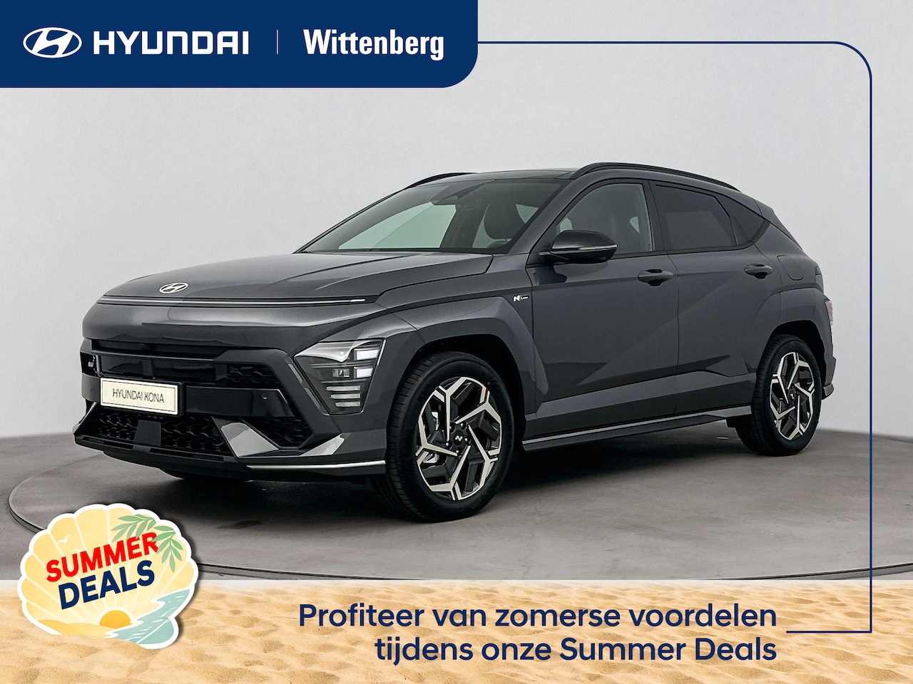 Hyundai Kona - 1.6 GDI HEV N Line | 19 INCH VELGEN | APPLE CARPLAY | ACHTERUITRIJCAMERA - AutoWereld.nl