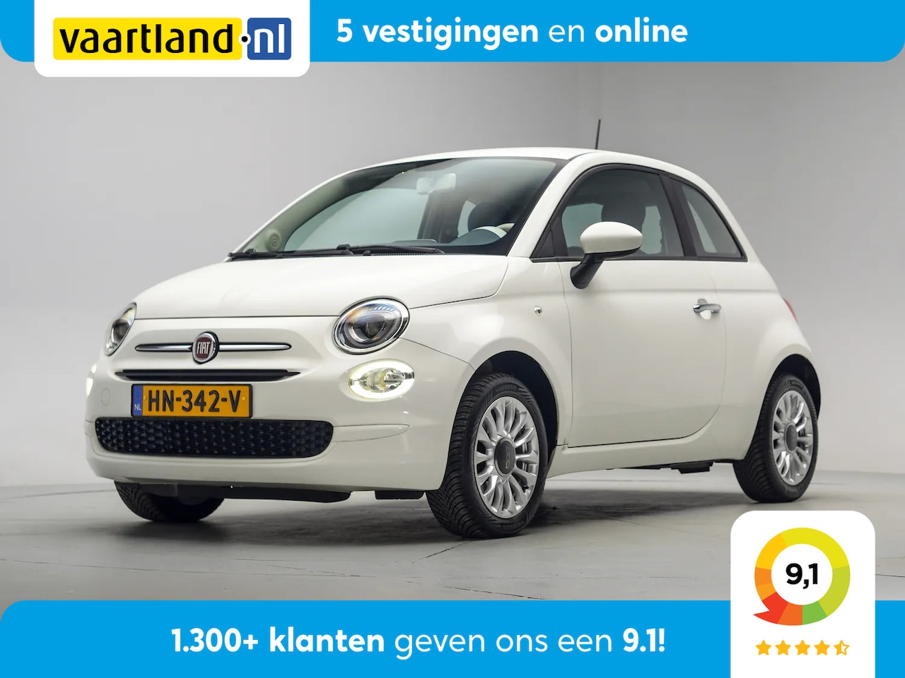 Fiat 500 - 1.2 Popstar [Airco LM velgen Xenon ] - AutoWereld.nl