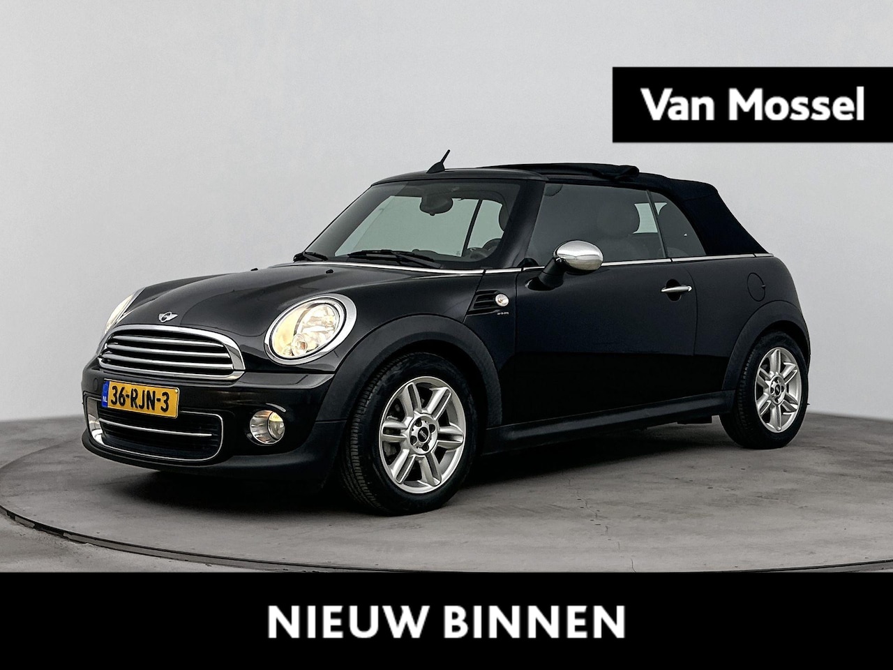 MINI Cabrio - 1.6 122 Pk Cooper Chili | Canvas Cabriodak | Climate Control | Lederen Bekleding | Stoelve - AutoWereld.nl