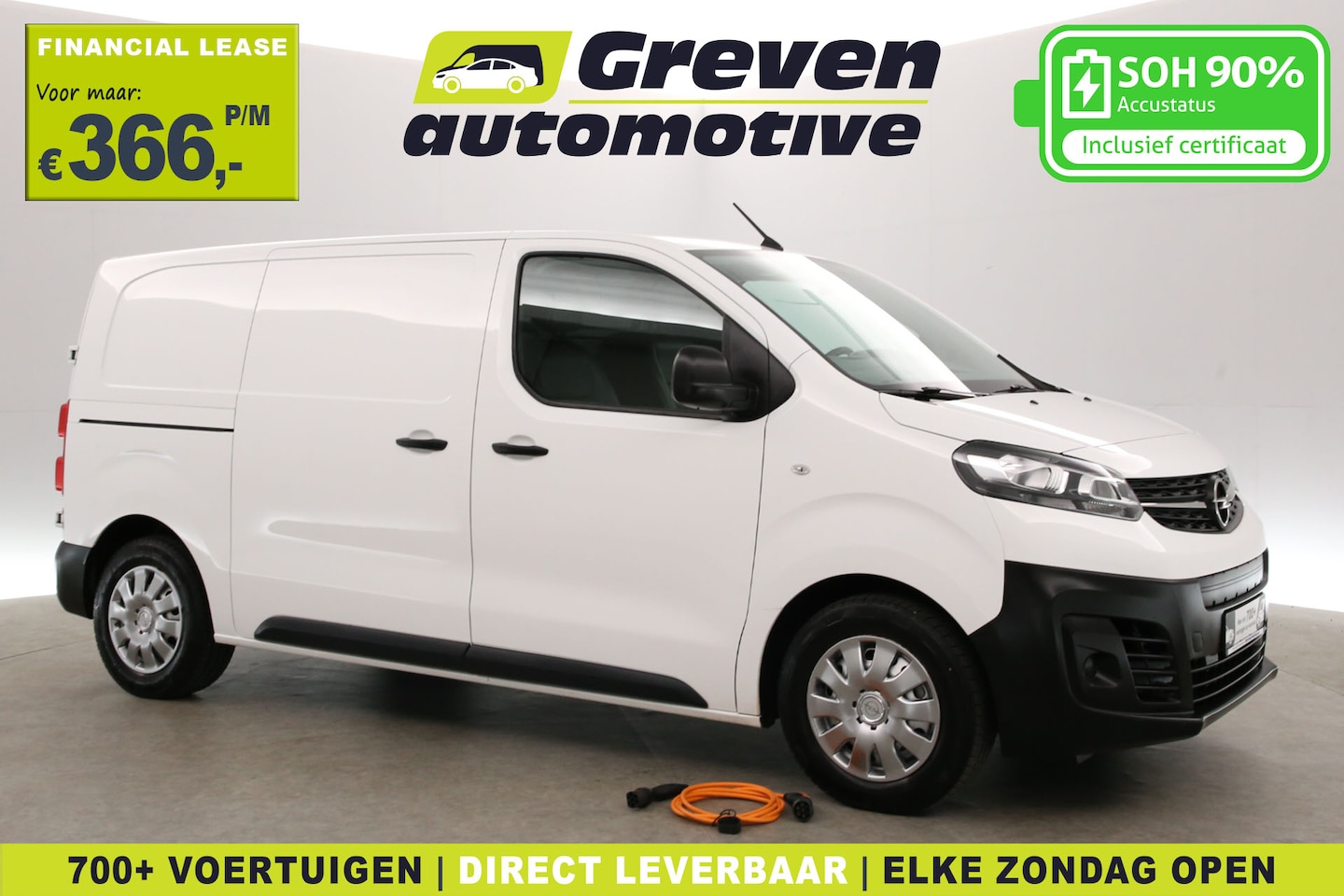Opel Vivaro-e - L2H1 Edition 75 kWh | Snelladen | SOH 90% | Airco | Cruise | Trekhaak | Parkeersens. - AutoWereld.nl