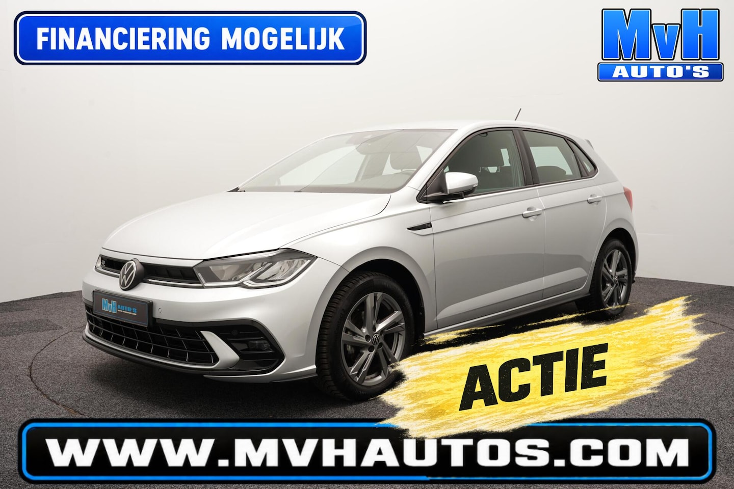 Volkswagen Polo - 1.0 TSI R-Line|DSG|ACC|CAMERA|STOELVERW|NAP - AutoWereld.nl