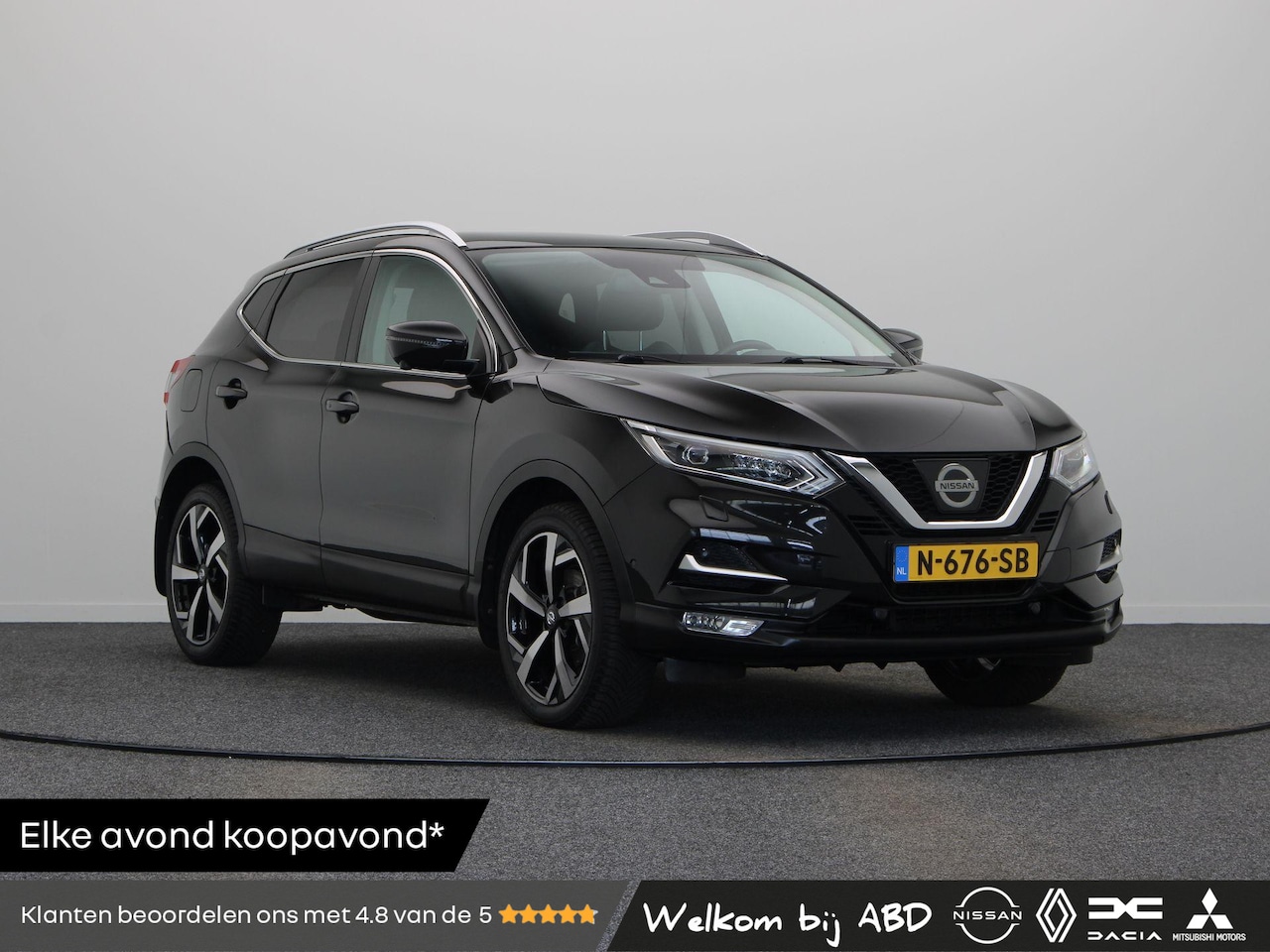 Nissan Qashqai - 1.6 Tekna | Stoelverwarming | Panoramadak | Trekhaak | 1500kg Trekgewicht | - AutoWereld.nl