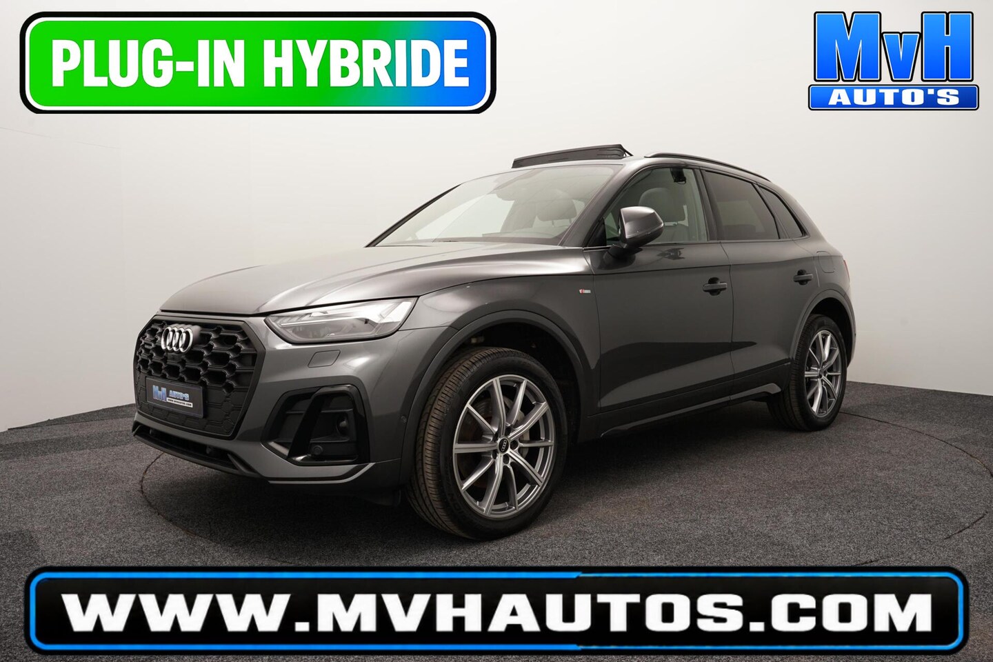 Audi Q5 - 50 TFSI e S Ed. PHEV|Quattro|PANO|B&O|360°CAM|MATRIX|SOH91% - AutoWereld.nl