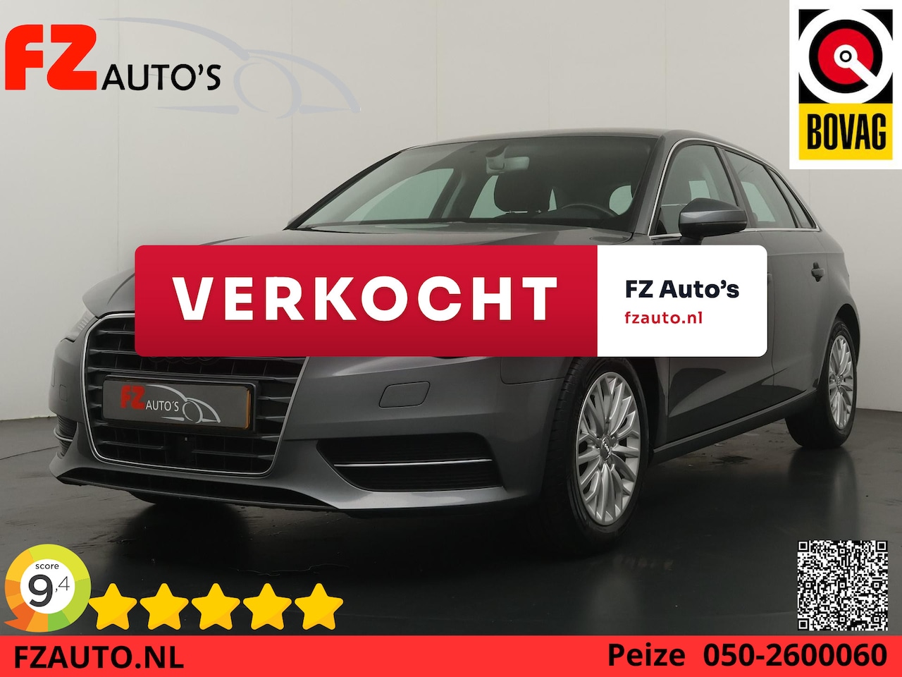 Audi A3 Sportback - 1.4 TFSI CoD Ambiente Pro Line plus - Navigatie - Cruise Control - Parkeersensoren - Trekh - AutoWereld.nl