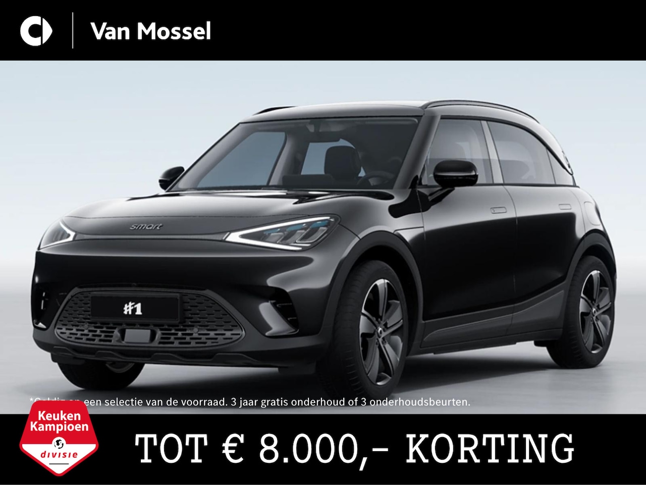 Smart #1 - Pure+ / Automatische klimaatregeling / Audiosysteem met 5 luidsprekers / Easy entry / Frun - AutoWereld.nl