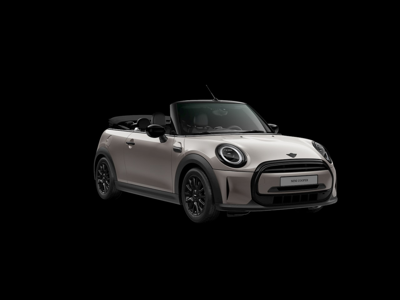 MINI Cabrio - 1.5 Cooper Classic Aut. | Navigatie | Leder | PDC | Black Pack | 16"LM | Rooftop Grey - AutoWereld.nl
