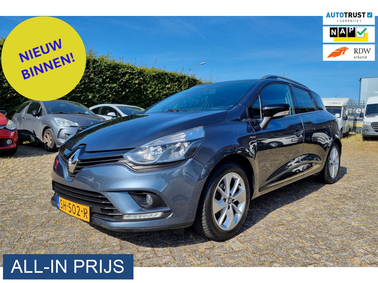 Renault Clio Estate - 0.9 TCe Limited ✅NIEUWE APK ✅TREKHAAK - AutoWereld.nl