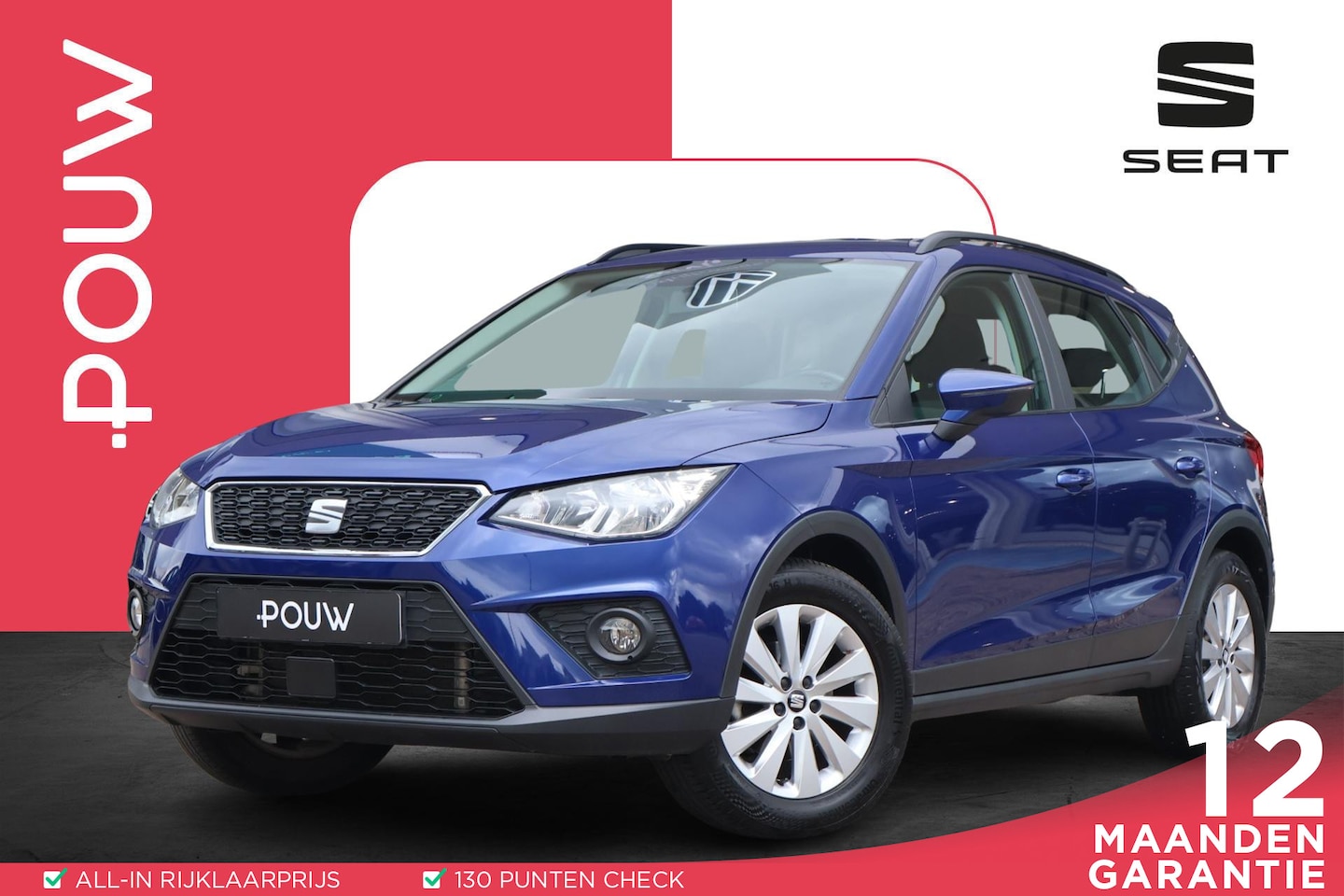 SEAT Arona - 1.0 TSI Style | Trekhaak | Cruise Control | Bluetooth Voorbereiding - AutoWereld.nl