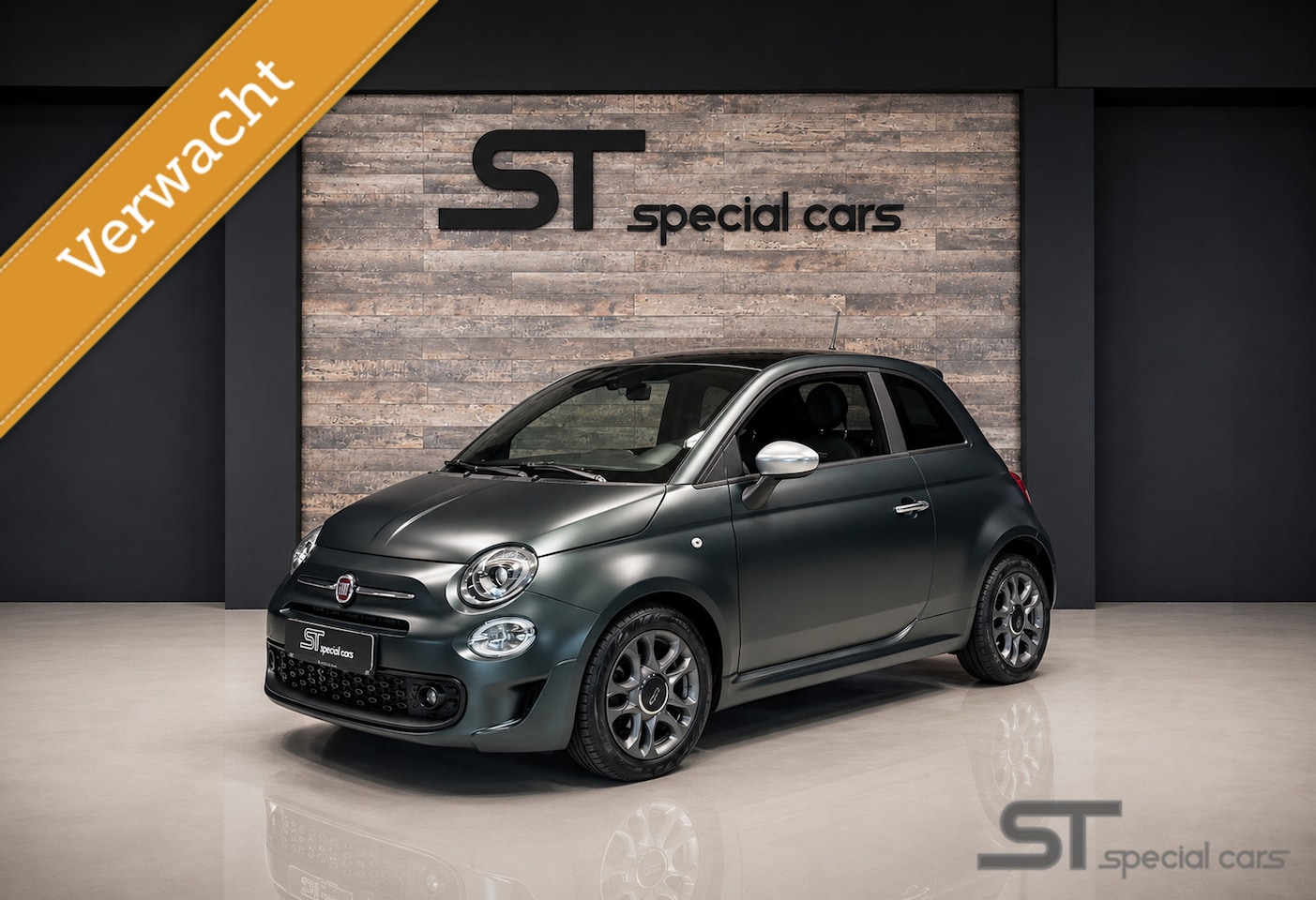 Fiat 500 - 0.9 TwinAir Turbo Rockstar|Pano|Matt - AutoWereld.nl