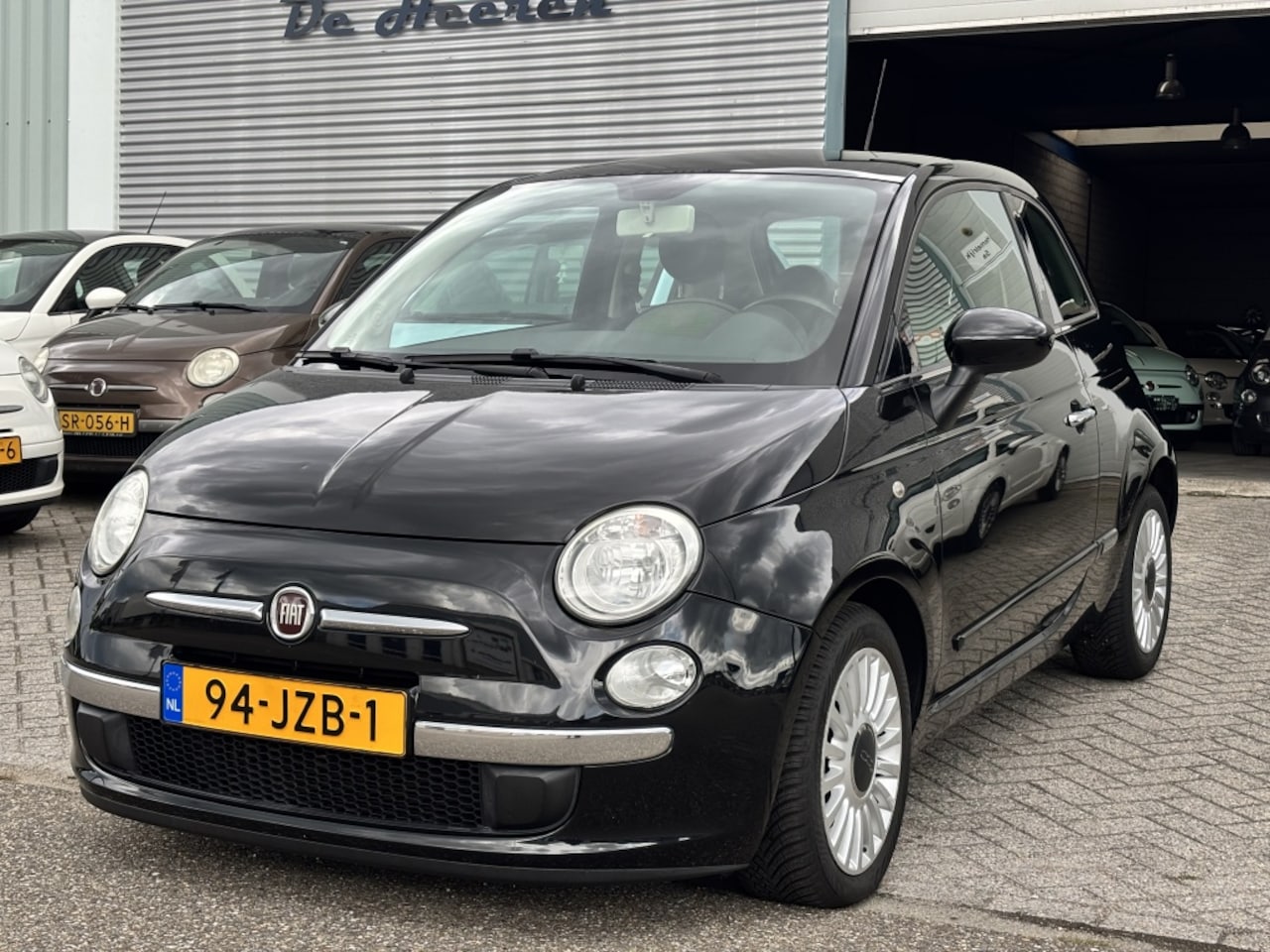 Fiat 500 - 1.2 Lounge A/C zwart - AutoWereld.nl