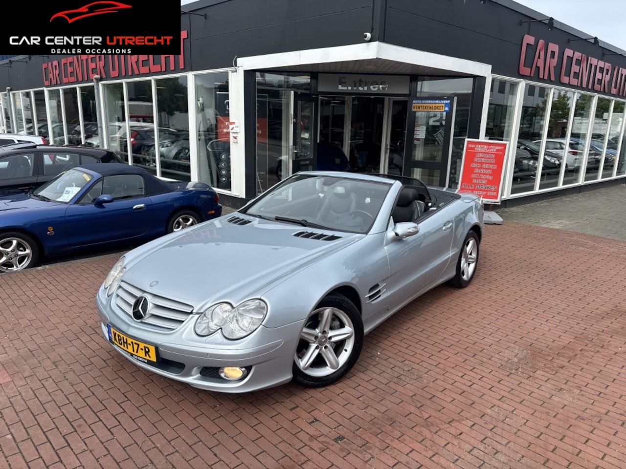 Mercedes-Benz SL-klasse Cabrio - 500 pano leer keyless co navi - AutoWereld.nl