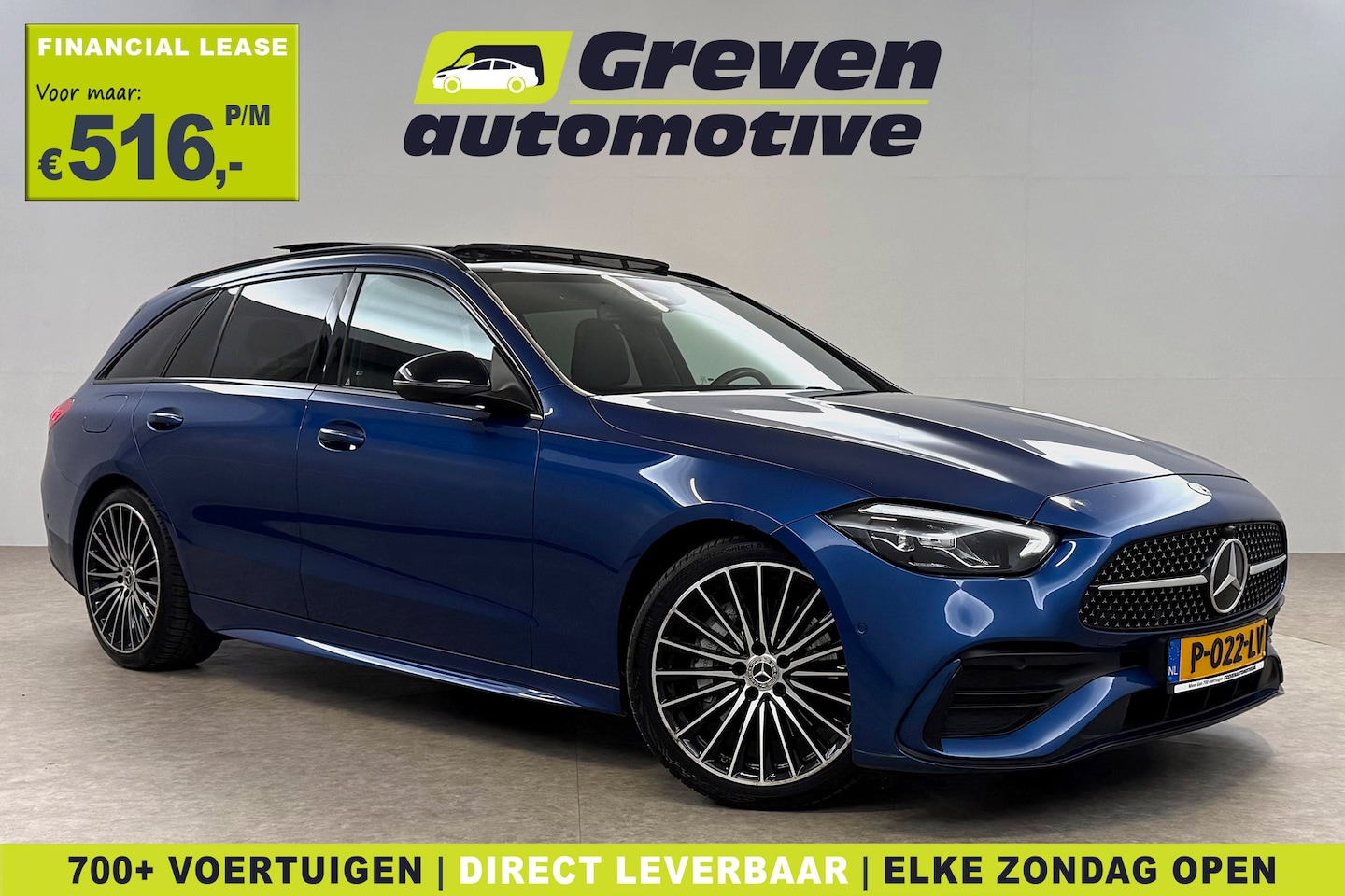 Mercedes-Benz C-klasse - 200 Launch Edition AMG Line | Pano | Sfeer | Virtual | Burmester | Camera | Carplay | Crui - AutoWereld.nl