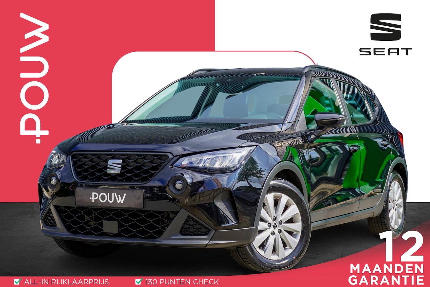SEAT Arona - 1.0 TSI 95pk Style | Parkeersensoren achter | Cruise Control | Full Link - AutoWereld.nl