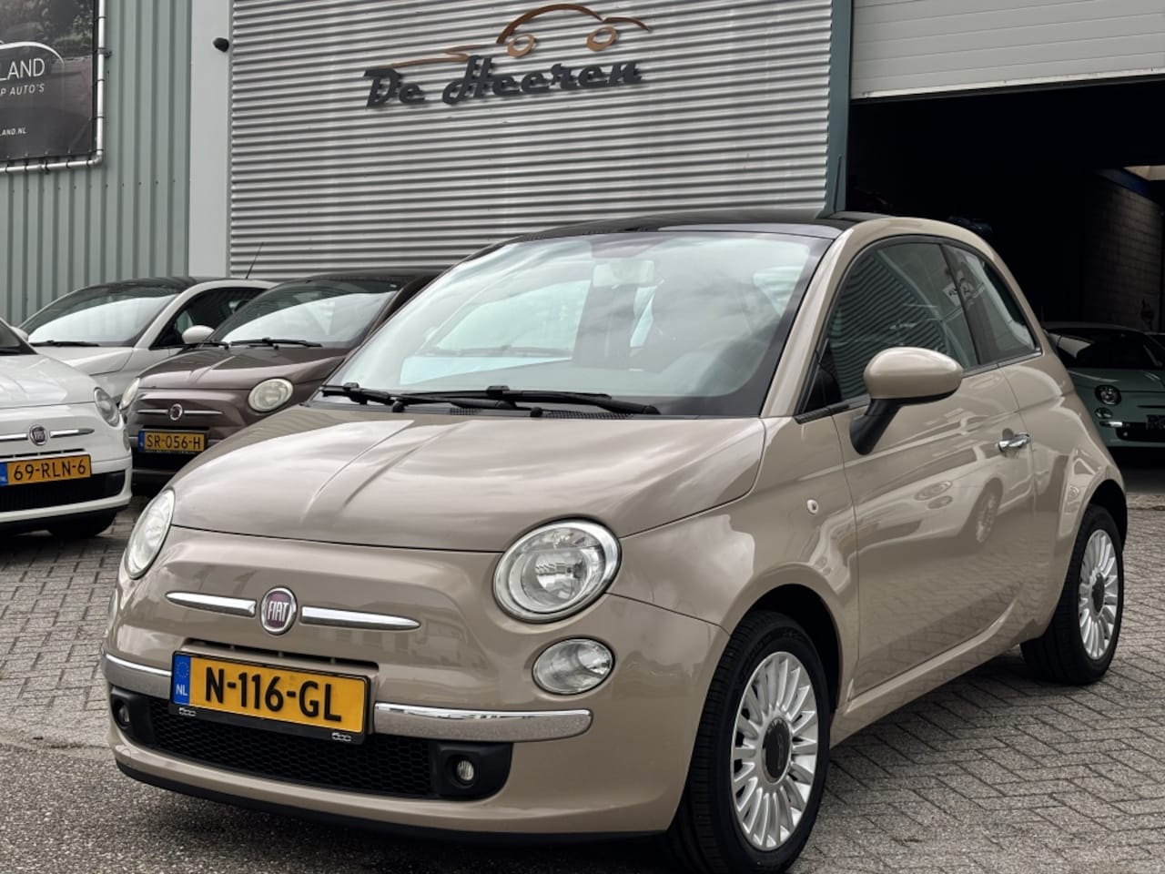Fiat 500 - 1.2 Lounge Cappuccino A/C - AutoWereld.nl