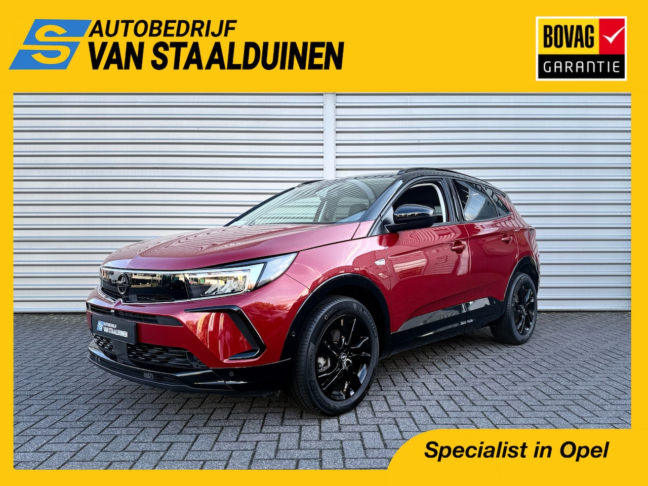Opel Grandland - 1.2 Turbo GS Line Automaat | Stoelverwarming | Stuurverwarming | Parkeersensoren rondom | - AutoWereld.nl