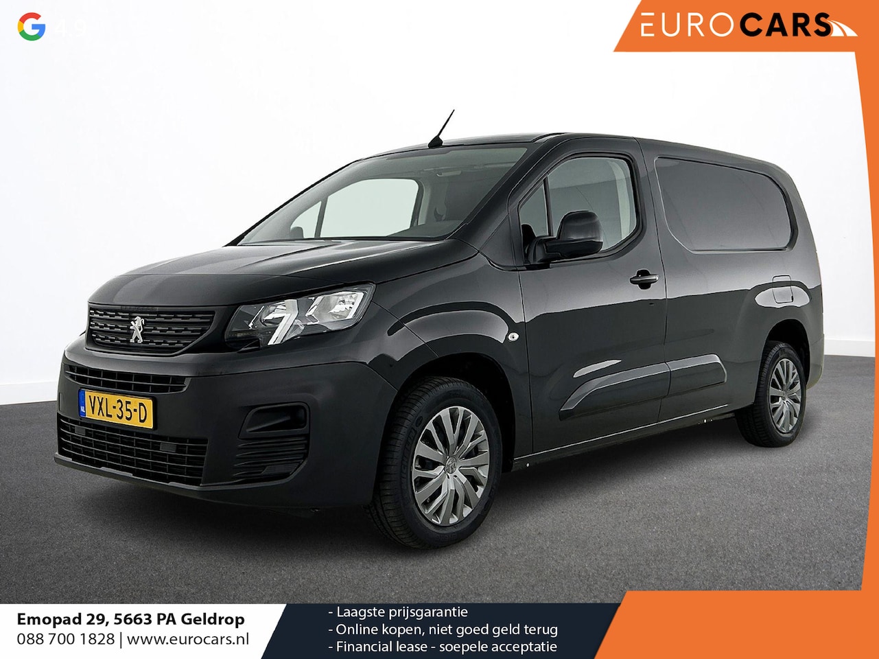 Peugeot Partner - 1.5 BlueHDi 100 S&S L2 Airco Bluetooth Parkeersensoren - AutoWereld.nl