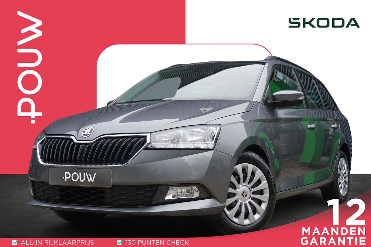 Skoda Fabia Combi - 1.0 TSI 95pk Ambition | Navigatie | Smartlink | Spraakbediening - AutoWereld.nl