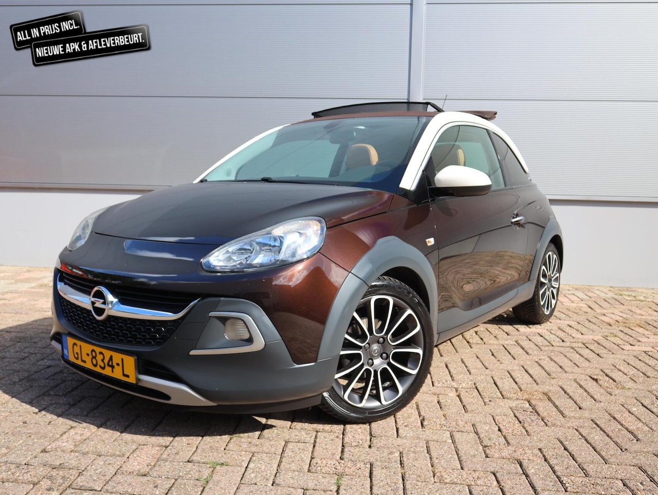 Opel ADAM - 1.0 Turbo Rocks (Vol Opties)Cabrio 100%Onderhouden - AutoWereld.nl