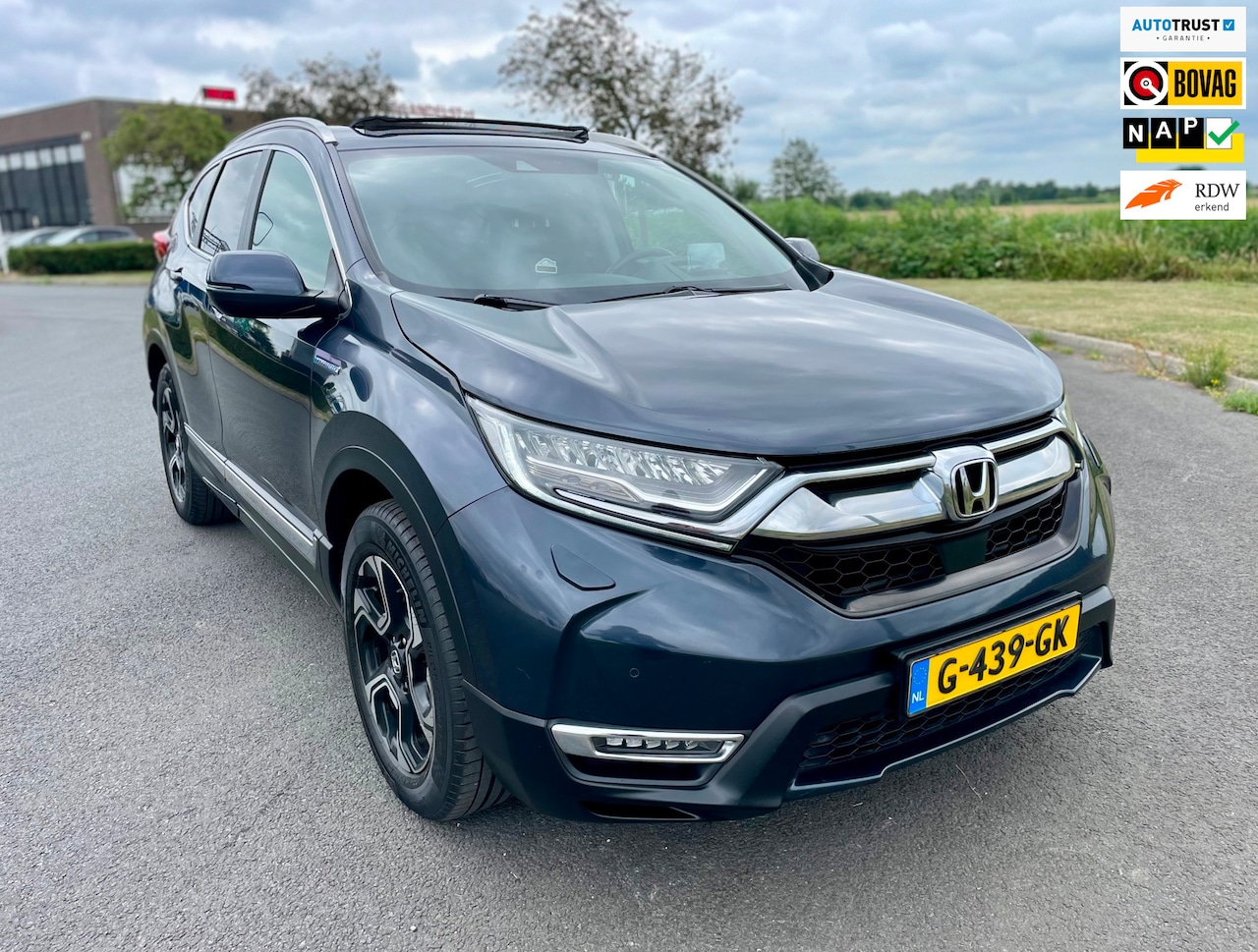 Honda CR-V - 2.0 Hybrid AWD Executive 2.0 Hybrid AWD Executive, Aut, Schuifdak, Acc, Cam, Navi, Pdc, Stoelvrw, Leder, Keyless, H - AutoWereld.nl