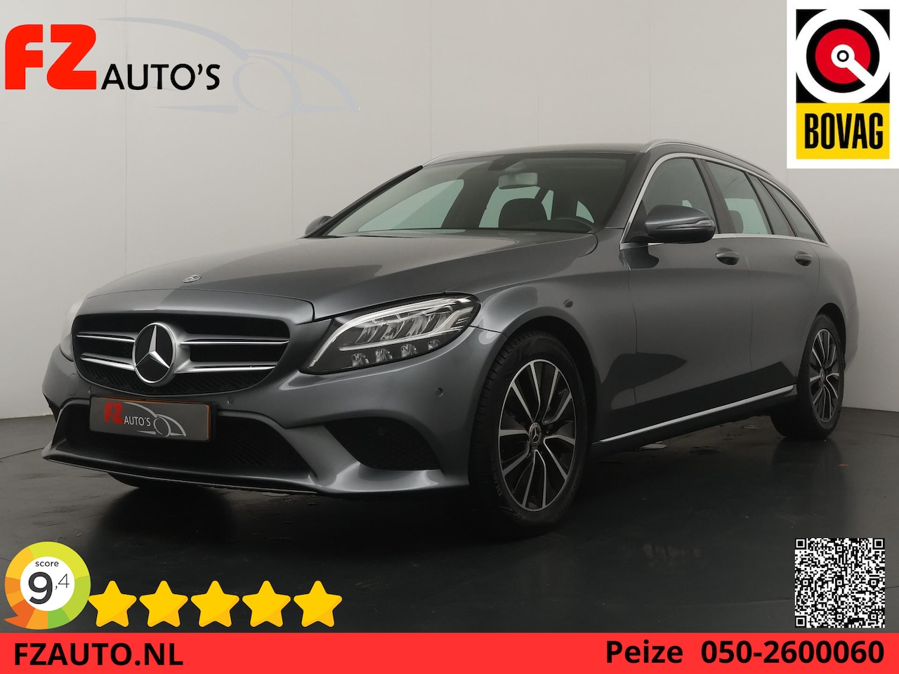 Mercedes-Benz C-klasse Estate - 200 Premium Plus Pack Automaat - Navigatie - Achteruitrijcamera - Electrische stoelen - AutoWereld.nl