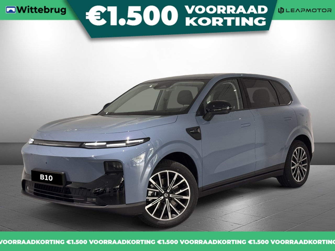 Leapmotor B10 - Design ProMax 67.1 kWh Grote accupakket met actieradius van 434 Kilometer! - AutoWereld.nl
