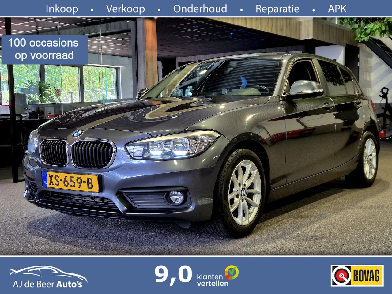 BMW 1-serie - 116i Executive Navi | Verw. stoelen| Sensoren | Trekhaak | Nette auto - AutoWereld.nl