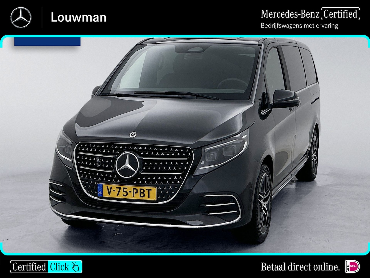 Mercedes-Benz V-klasse - 300d Lang Avantgarde AMG-line DC Burmester Audio Afneembare trekhaak Elektrische Schuifdeu - AutoWereld.nl