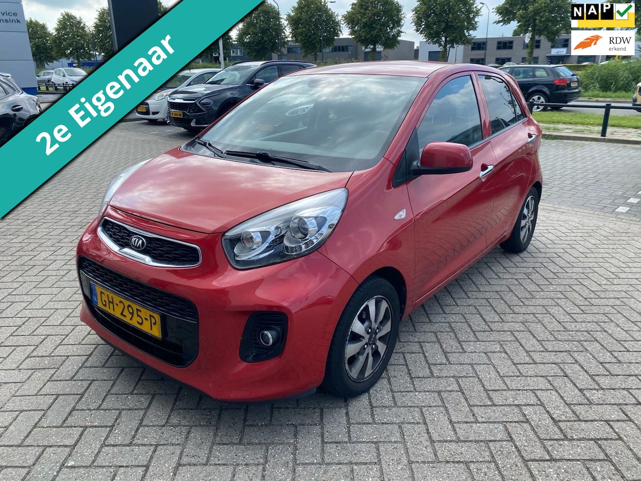 Kia Picanto - 1.0 CVVT 5-deurs 2e eig. 157.000km. Clima Cruise LED Zuinig - AutoWereld.nl