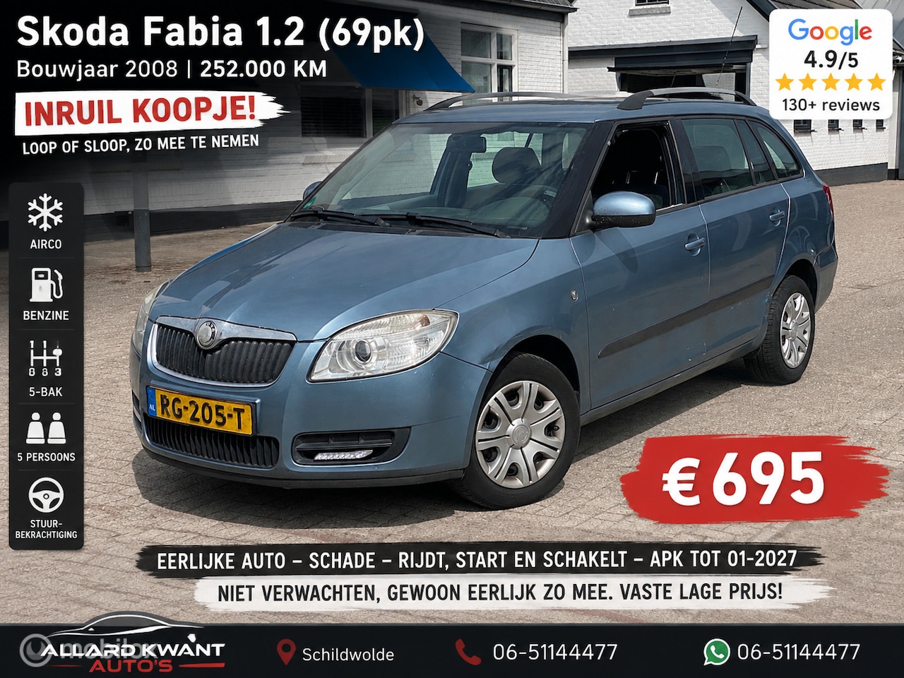 Skoda Fabia Combi - 1.2-12V Classic 1.2-12V Classic - AutoWereld.nl