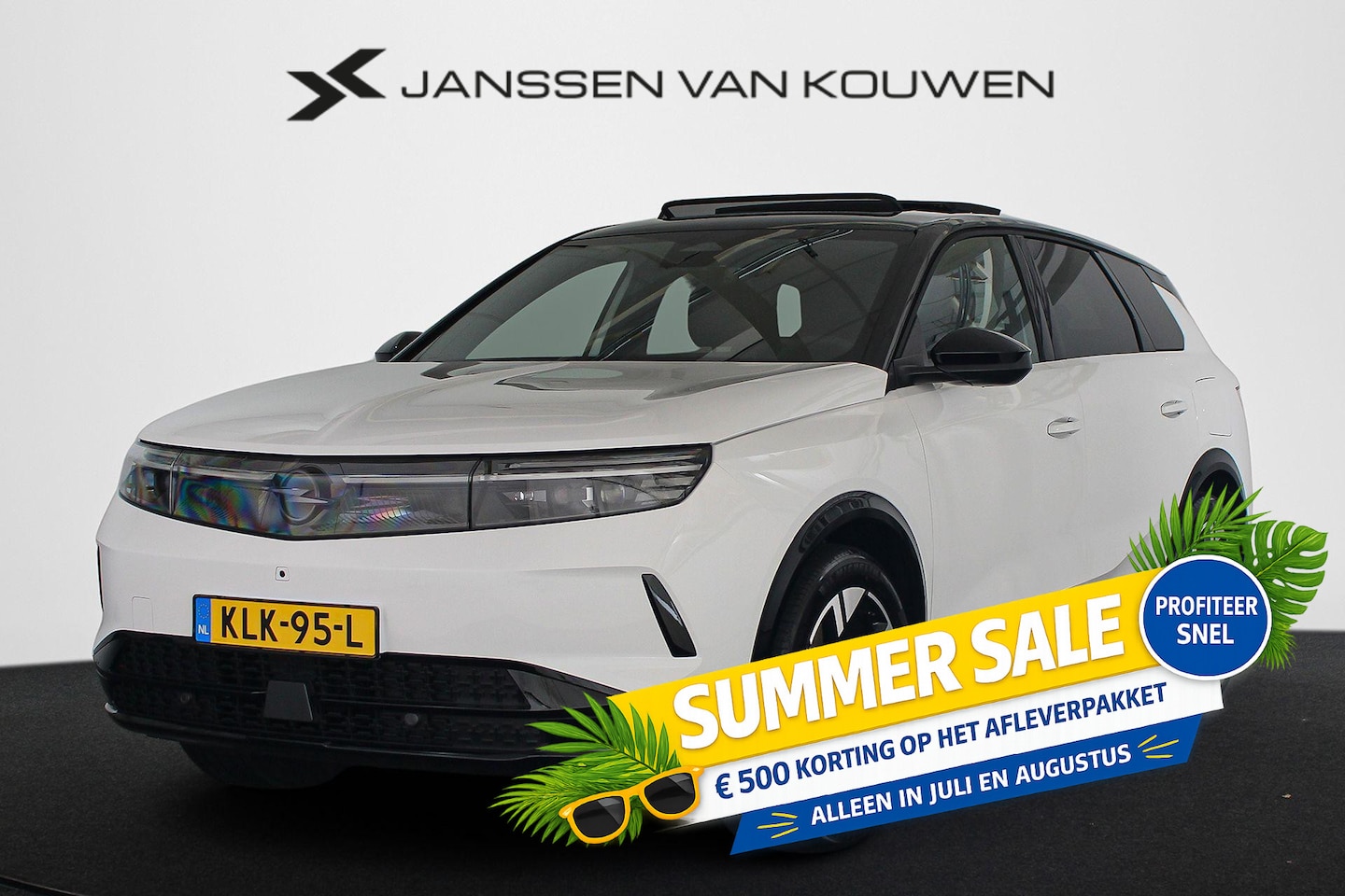Opel Grandland Electric - GS 73 kWh Leder Panoramadak Trekhaak Warmtepomp - AutoWereld.nl