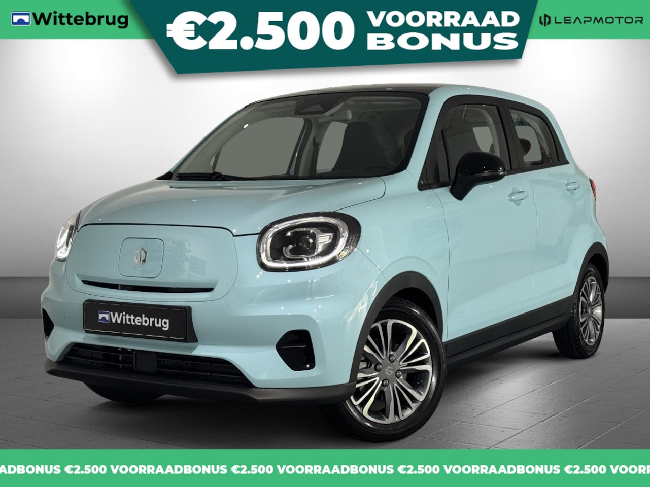Leapmotor T03 - Design 37.3 kWh Volledig Elektrisch met 265 km WLTP Range, Airconditioning, Panoramadak, A - AutoWereld.nl