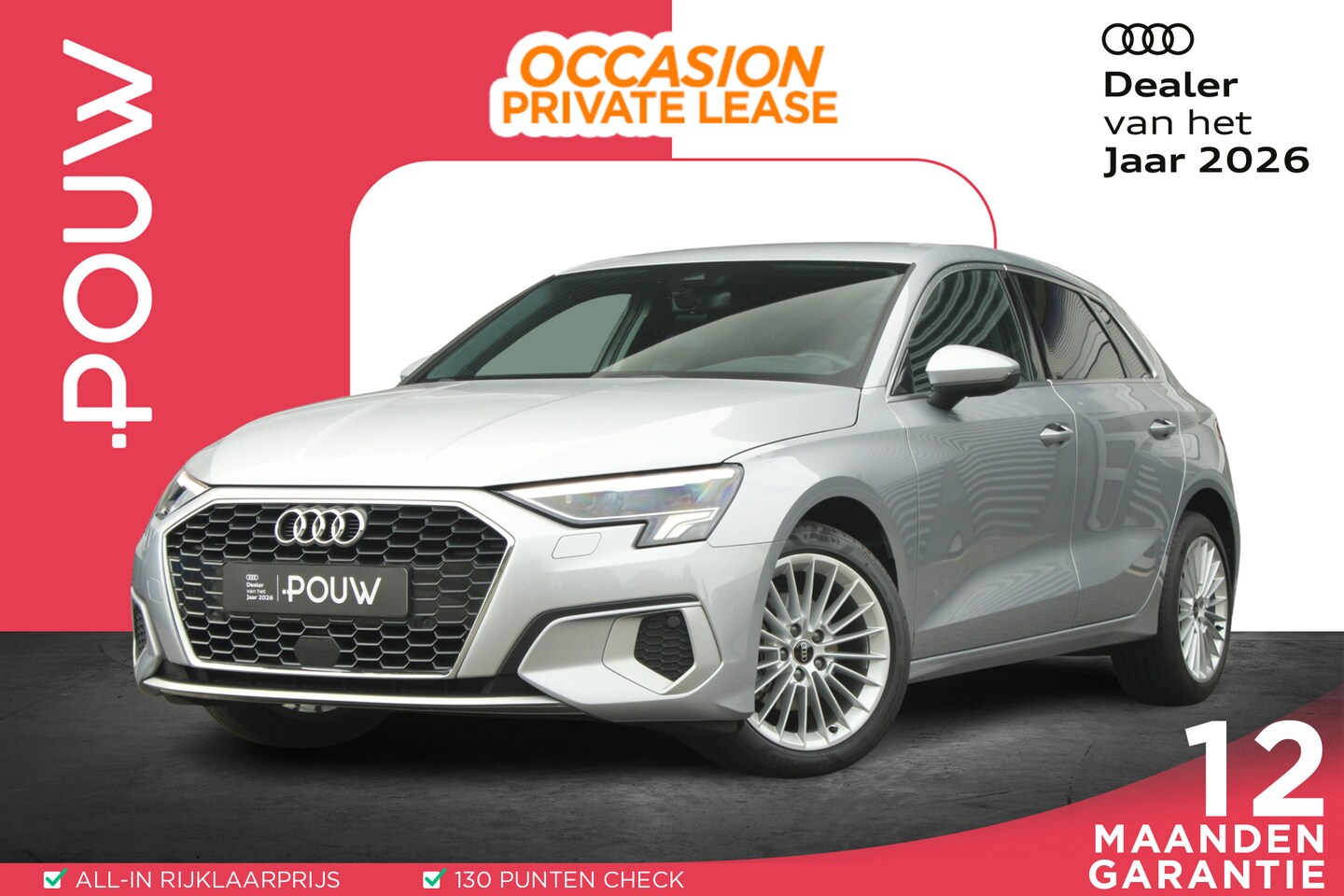 Audi A3 Sportback - 30 TFSI 110pk S-tronic Advanced Edition | Sportstoelen | Cruise Control | Apple Carplay & - AutoWereld.nl