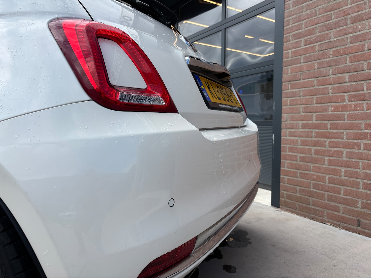 Fiat 500 - 0.9 TwinAir Turbo Lounge | Org-NL auto. Lage km. Pearl White. Airco. U-connect.