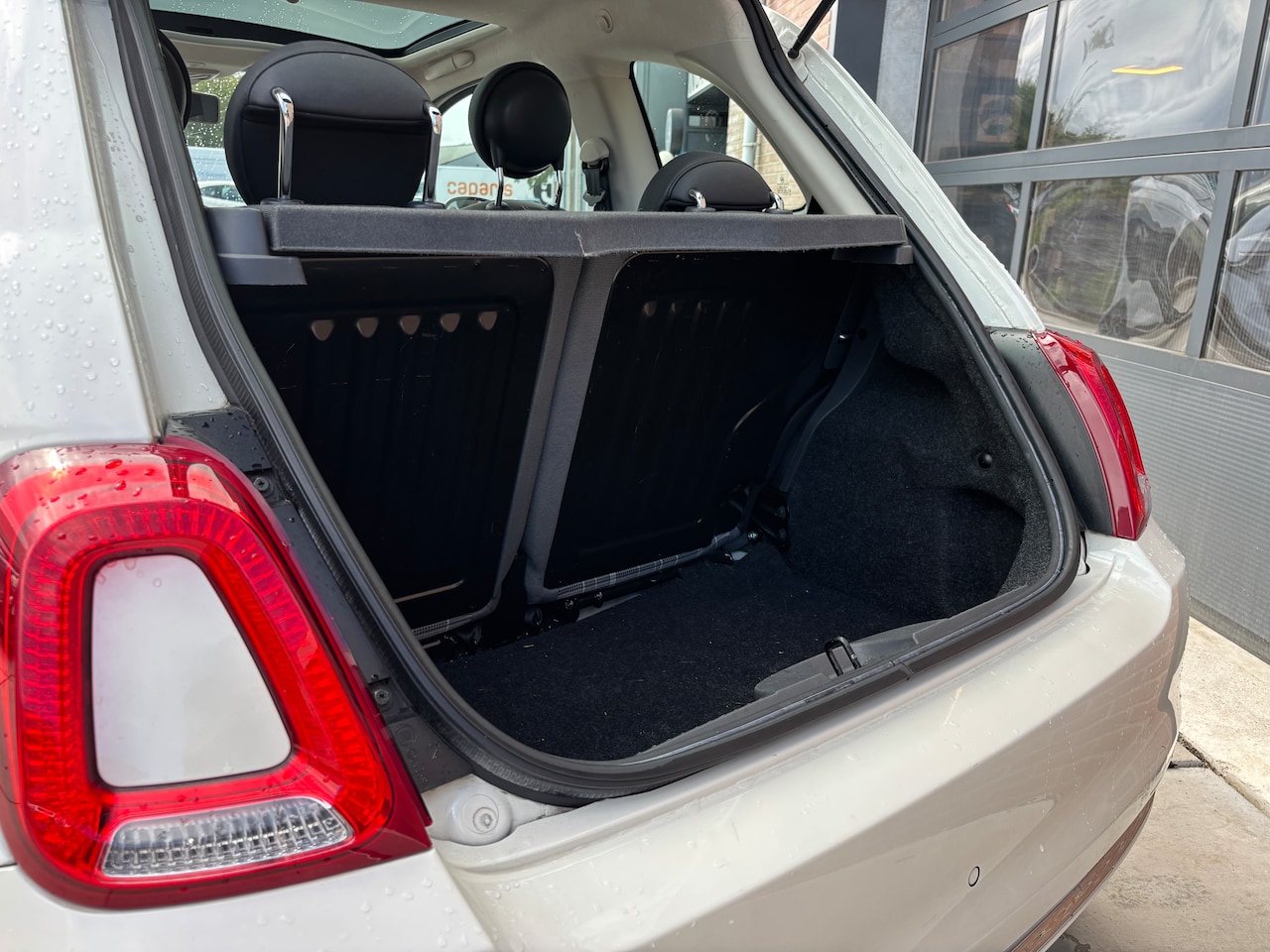 Fiat 500 - 0.9 TwinAir Turbo Lounge | Org-NL auto. Lage km. Pearl White. Airco. U-connect.