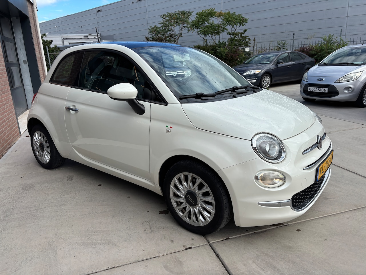 Fiat 500 - 0.9 TwinAir Turbo Lounge | Org-NL auto. Lage km. Pearl White. Airco. U-connect.
