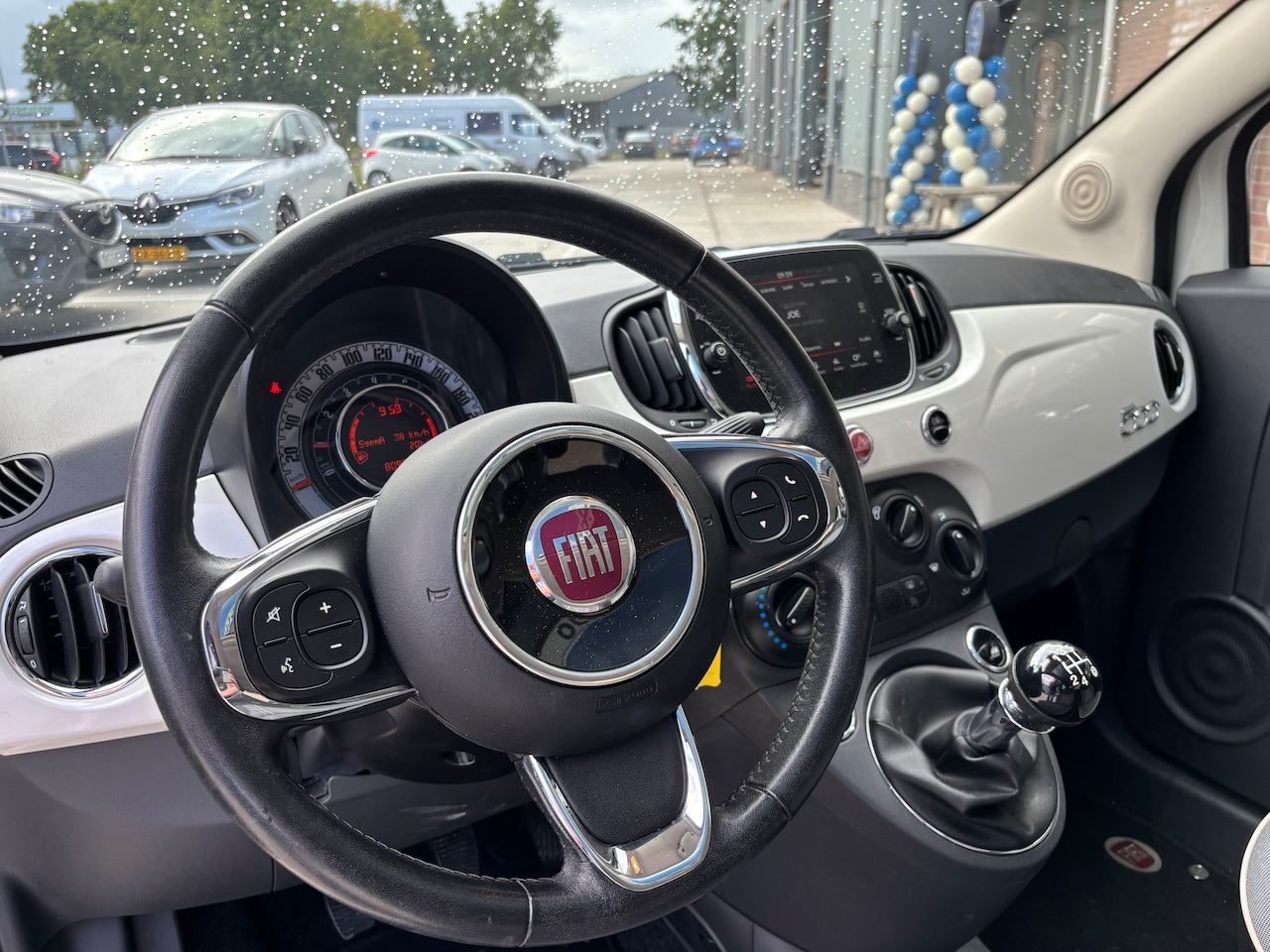 Fiat 500 - 0.9 TwinAir Turbo Lounge | Org-NL auto. Lage km. Pearl White. Airco. U-connect.