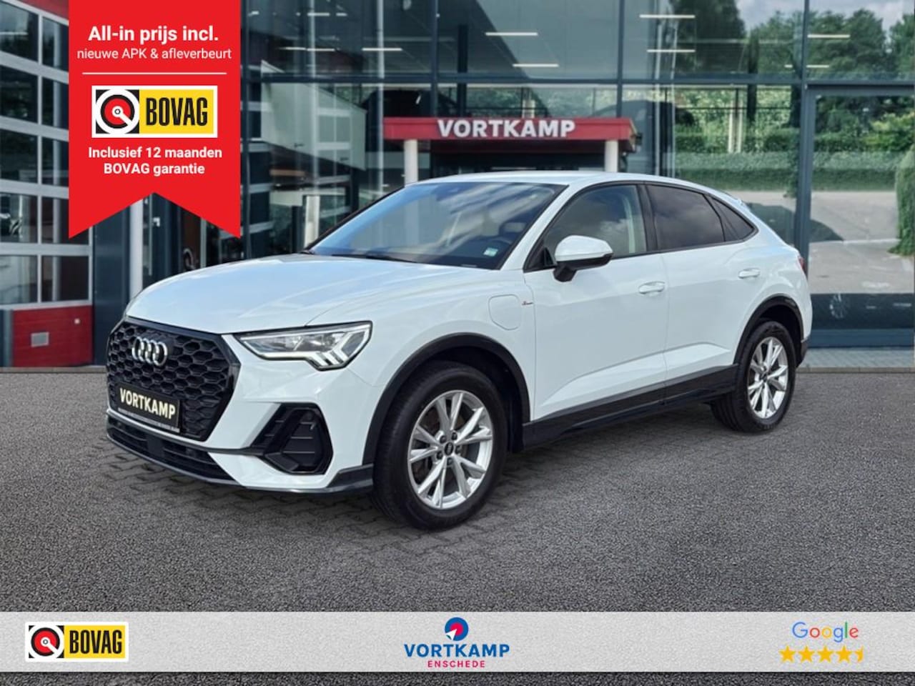 Audi Q3 Sportback - 45 TFSIe S-LINE PDC-ACHTER/ELEK-KLEP/CRUISE/DIG-DASH/STOELVERW/CARPLAY/NAVI - AutoWereld.nl