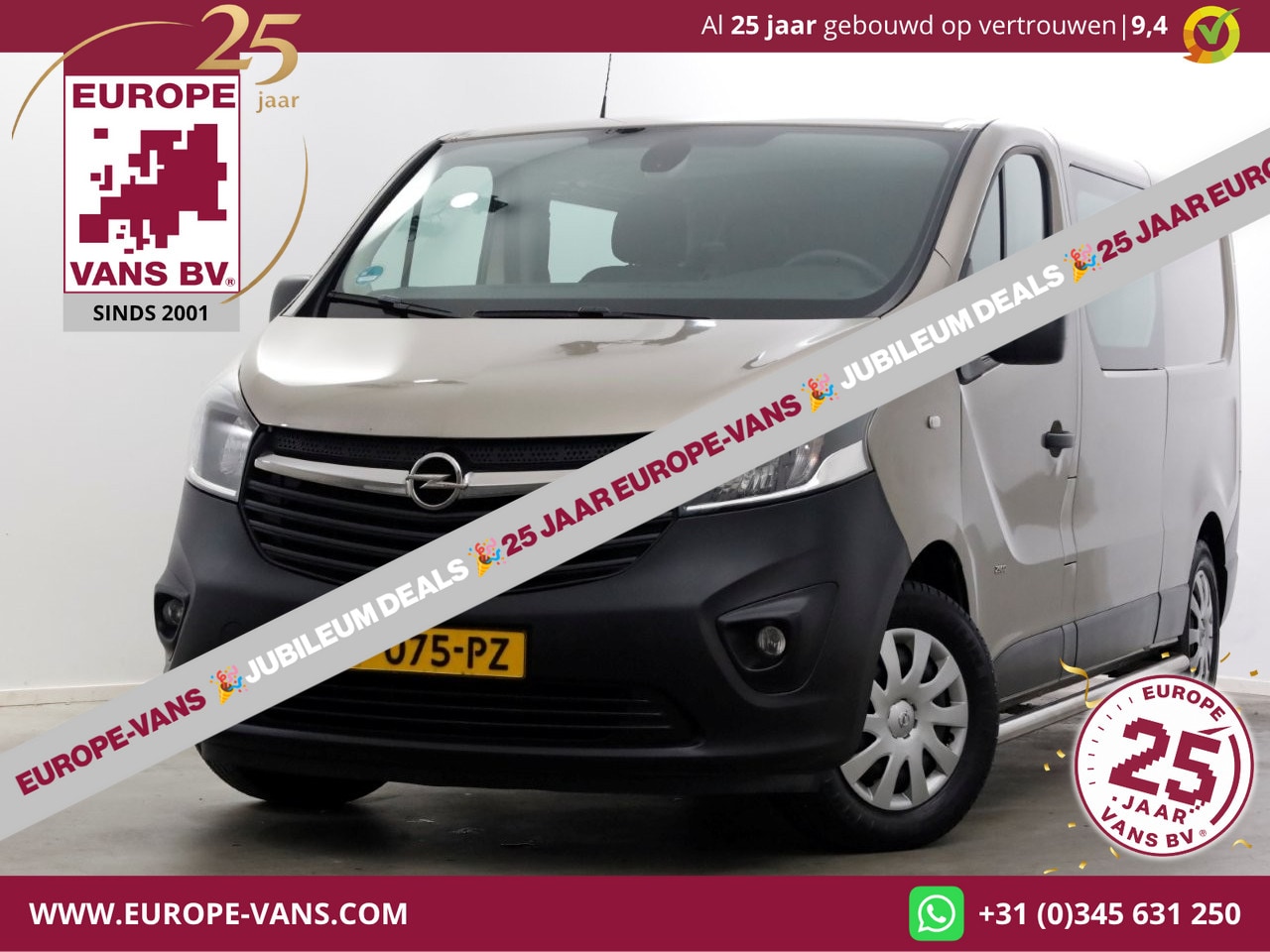 Opel Vivaro - 1.6 CDTI 125pk E6 L2H1 D.C. Edition Airco/Navi/Camera 06-2018 - AutoWereld.nl
