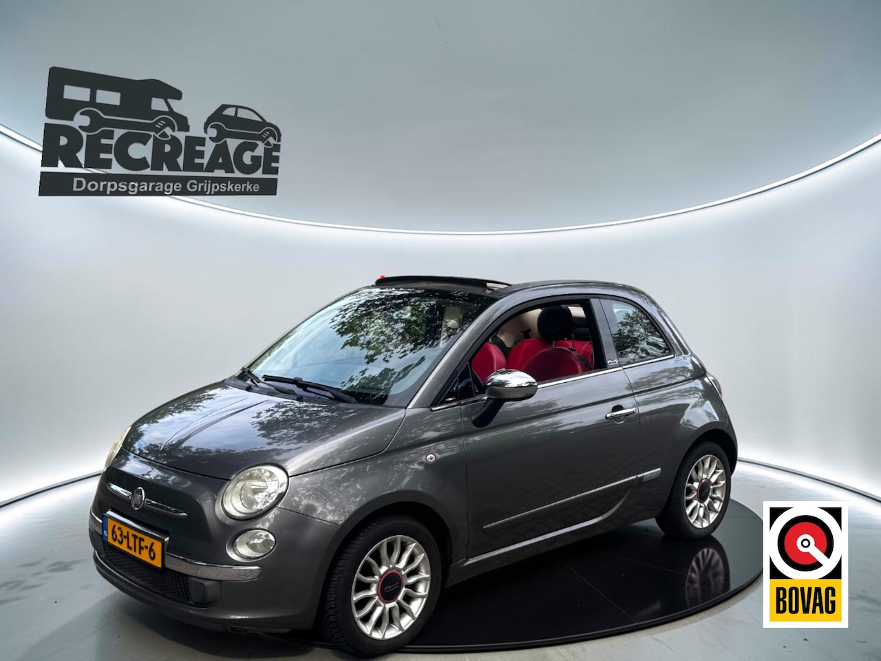 Fiat 500 C - 1.2 SenS Lounge | Automaat | Cabrio - AutoWereld.nl