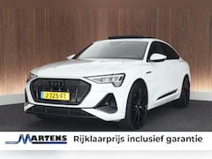 Audi e-tron Sportback - 50 313pk quattro S edition 71 kWh SOH 98% Camera Stoelverwarming Matrix LED Luchtvering Me