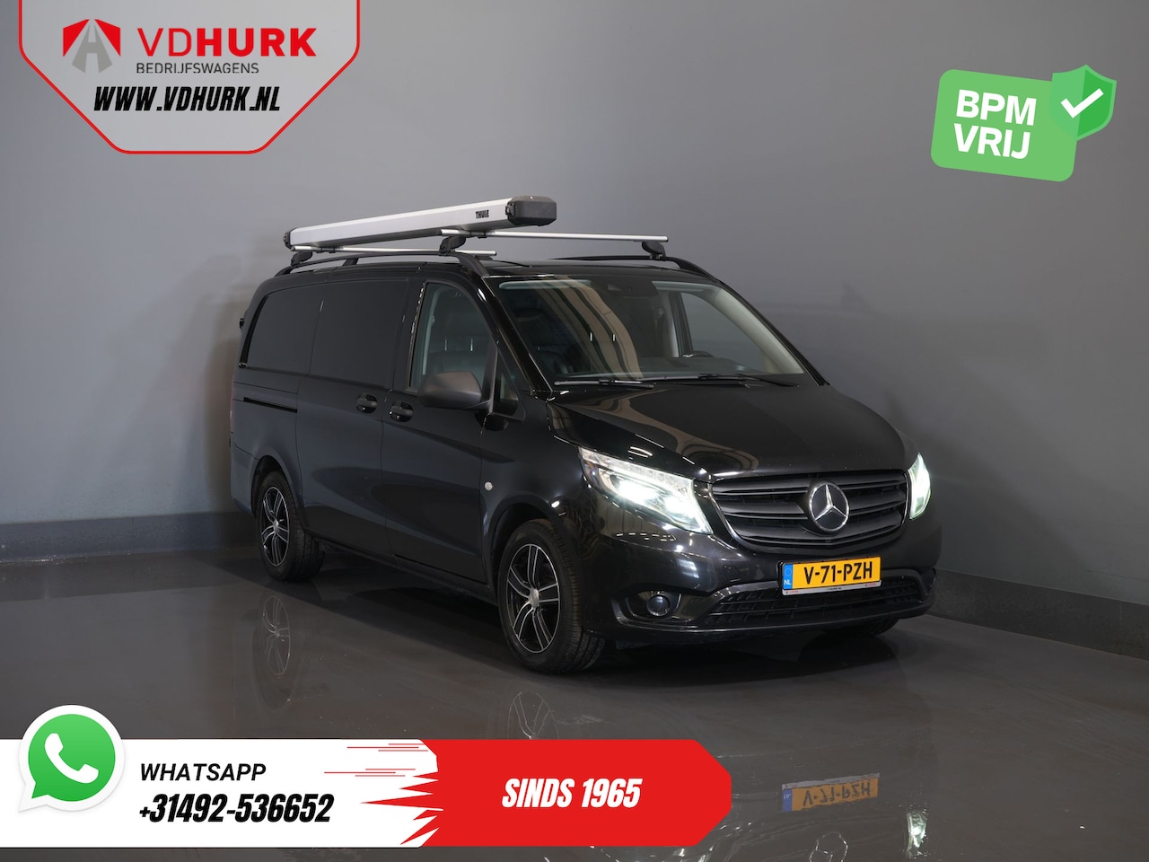 Mercedes-Benz Vito - 116 CDI Aut. L2 LED/ Standkachel/ Stoelverw./ Carplay/ Camera/ Cruise/ Trekhaak/ Airco - AutoWereld.nl