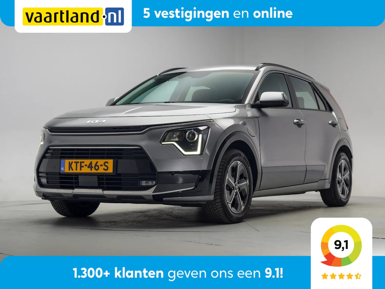 Kia Niro - 1.6 GDi PHEV DynamicLine Aut. [ Navi Camera Adapt.cruise ] - AutoWereld.nl