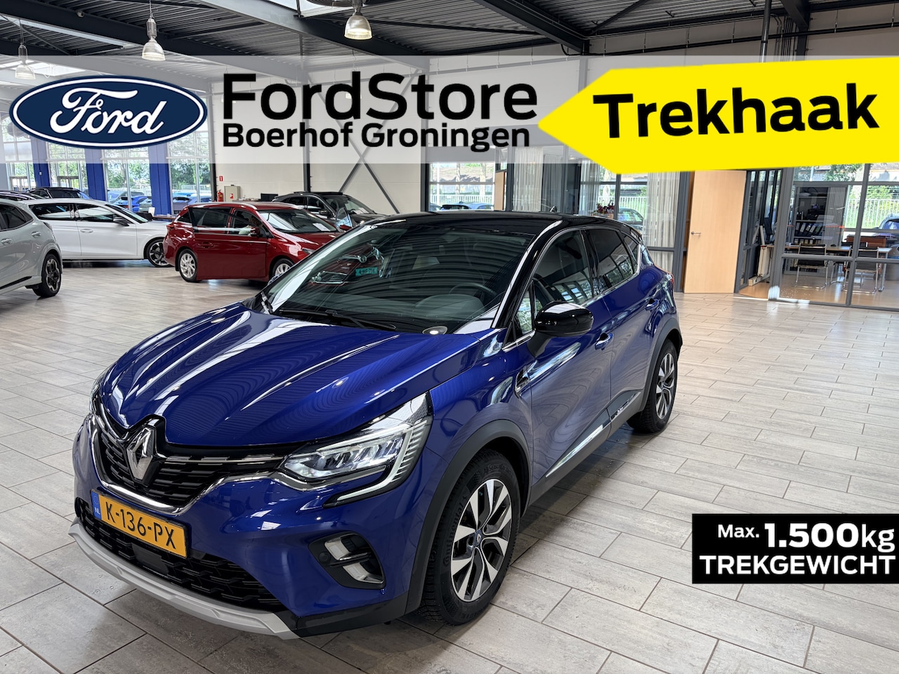 Renault Captur - 1.6 E-Tech Plug-in Hybrid 160 Intens | All Season Banden | Trekhaak | Park.sens voor | Par - AutoWereld.nl