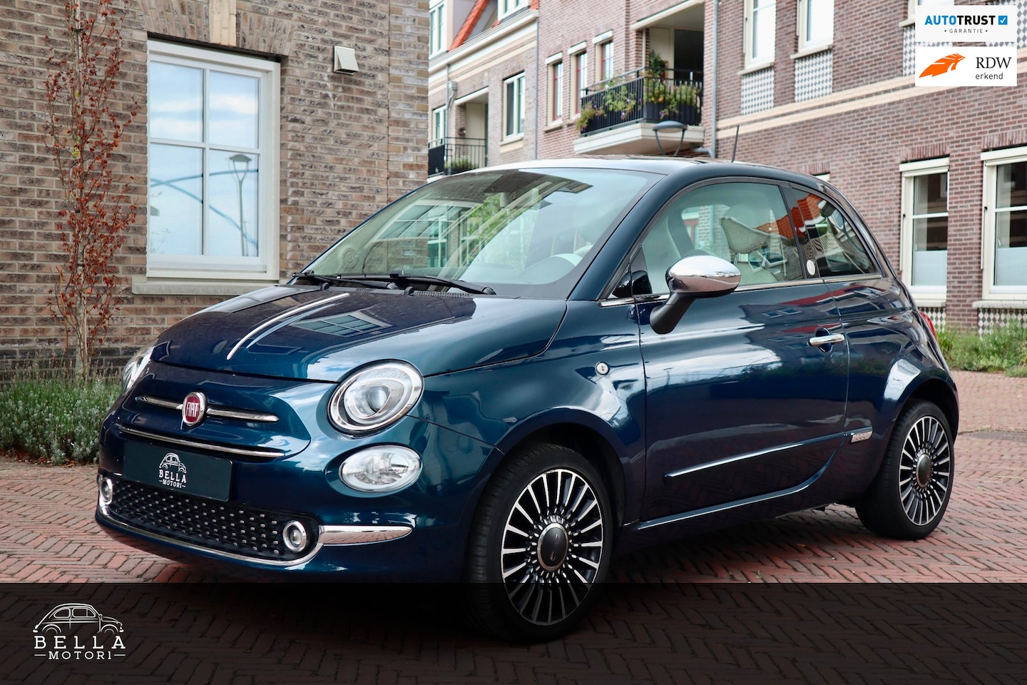 Fiat 500 - 1.2 Mirror | RIJKLAARPRIJS | Apple CarPlay & Android Auto | Navigatie | Panoramadak - AutoWereld.nl