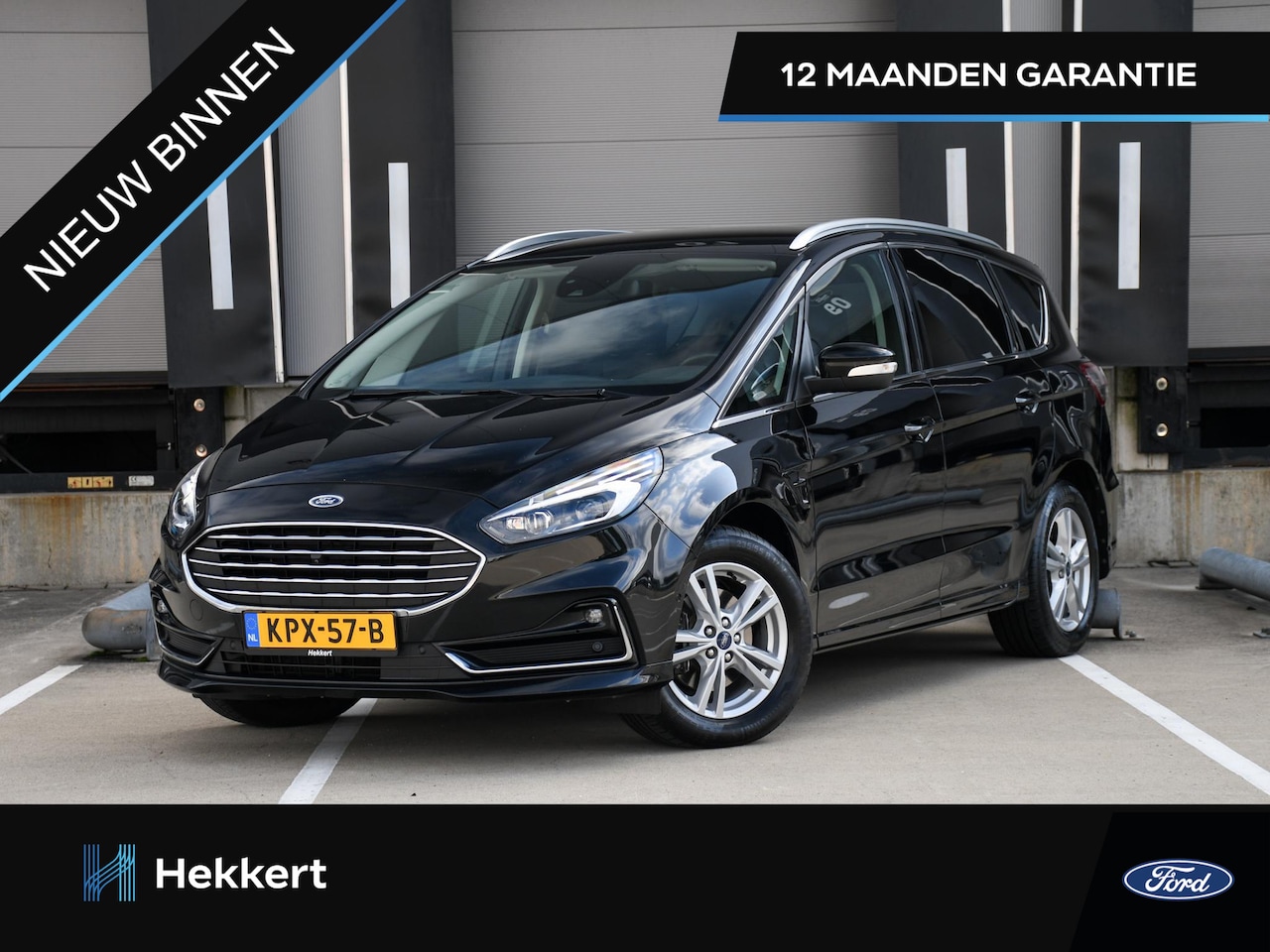 Ford S-Max - Titanium 2.5i HEV 190pk Automaat 7-Pers. TREKHAAK | ADAPT. CC | DODE HOEK | LEDER | 17''LM - AutoWereld.nl